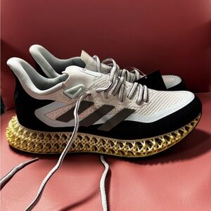 Adidas Women's Navy and Blue White Running Shoes